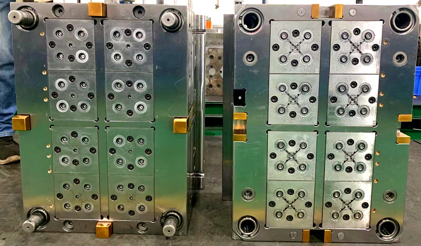 lotions pumps piston molds mould with hot runner